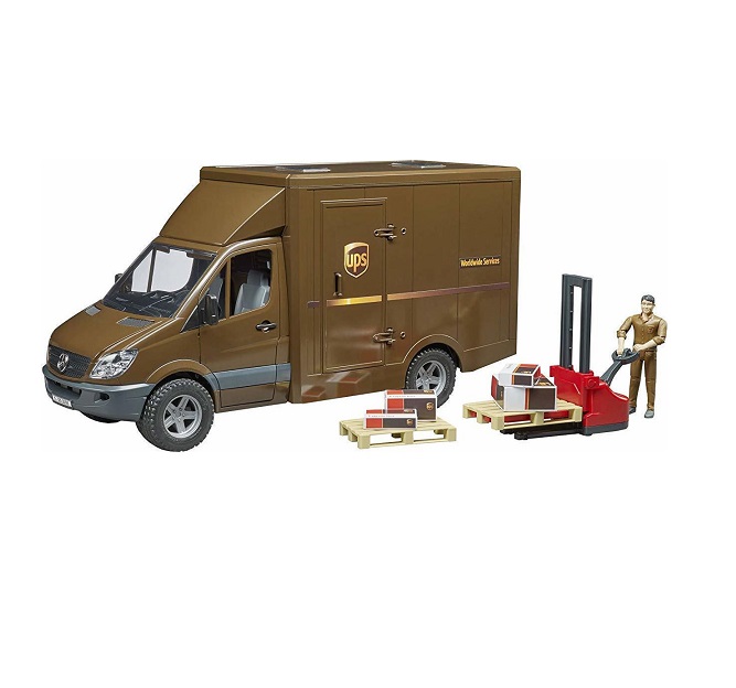 BRUDER UPS MB Sprinter with Driver and Accessories 02678