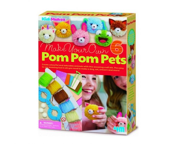 ΕΠΙΤΡΑΠΕΖΙΟ 4M TOYS ΚΑΤΑΣΚΕΥΗ ΠΛΕΞΙΜΑΤΟΣ ΖΩΑΚΙΑ ΠΟΜ ΠΟΜ 4760