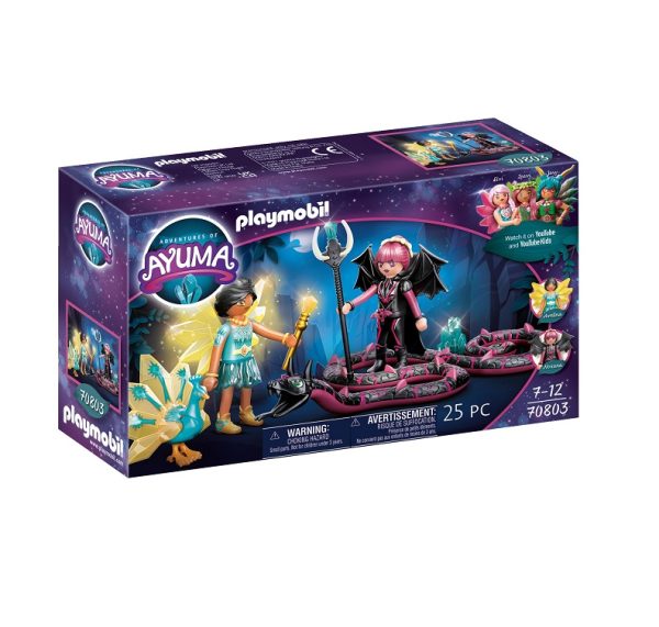 Playmobil Adventures Of Ayuma -Crystal Fairy Kαι Bat Fairy Mε Mαγικά Zώα 70803
