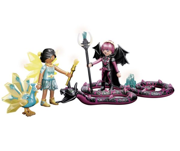 Playmobil Adventures Of Ayuma -Crystal Fairy Kαι Bat Fairy Mε Mαγικά Zώα 70803 - Image 2