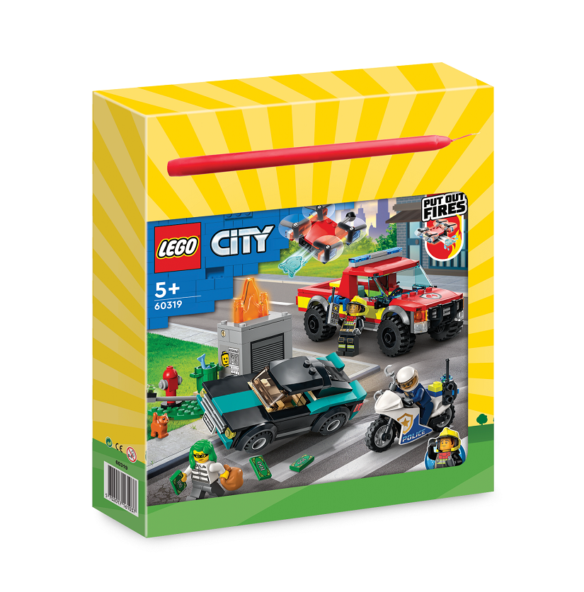 LEGO City Fire Πυροσβεστική Διάσωση & Αστυνομική Καταδίωξη 60319