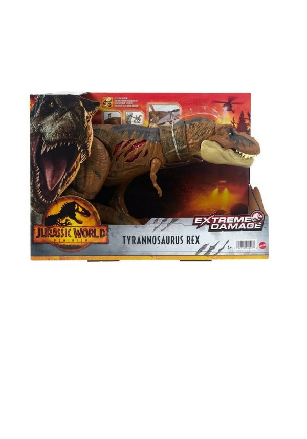 Mattel Jurassic World Dominion, Extreme Damage T-Rex (HGC19)