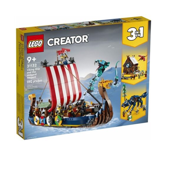 Lego Creator Viking Ship and the Midgard Serpent 31132