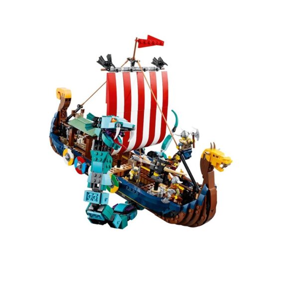 Lego Creator Viking Ship and the Midgard Serpent 31132 - Image 2