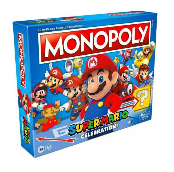 Hasbro Επιτραπέζιο Παιχνίδι Monopoly Super Mario Celebration για 2-6 Παίκτες E9517