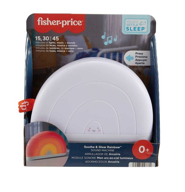 Fisher Price Soothe & Glow Rainbow με Μουσική και Φως για Νεογέννητα HGB91