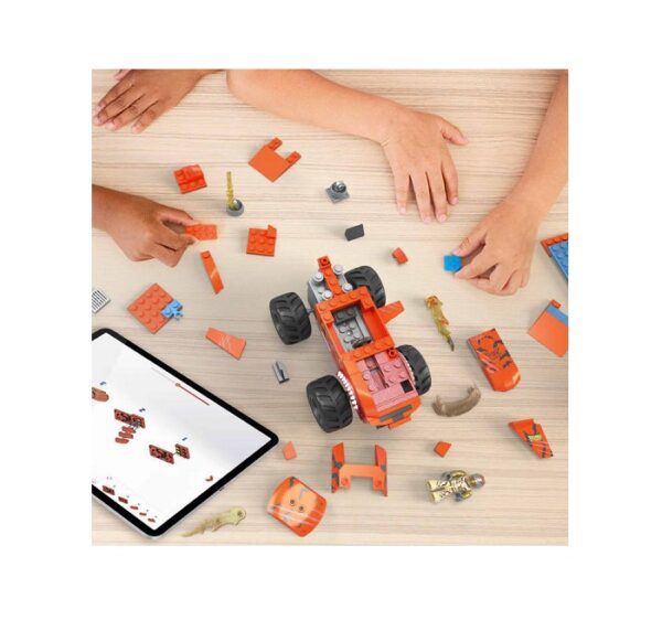 Mega Bloks Τουβλάκια Smash n Crash Tiger Shark  245τμχ HKF88 - Image 3