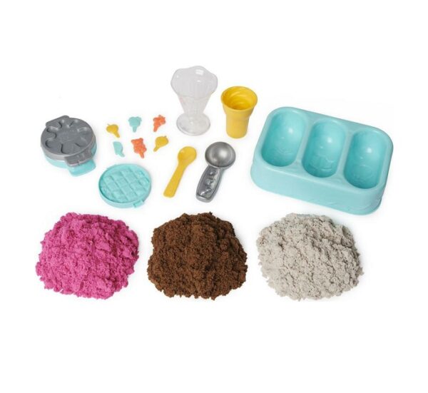 Spin Master Παιχνίδι Κατασκευών με Άμμο Kinetic Sand Scents Ice Cream Treats Playset 22 - Image 3