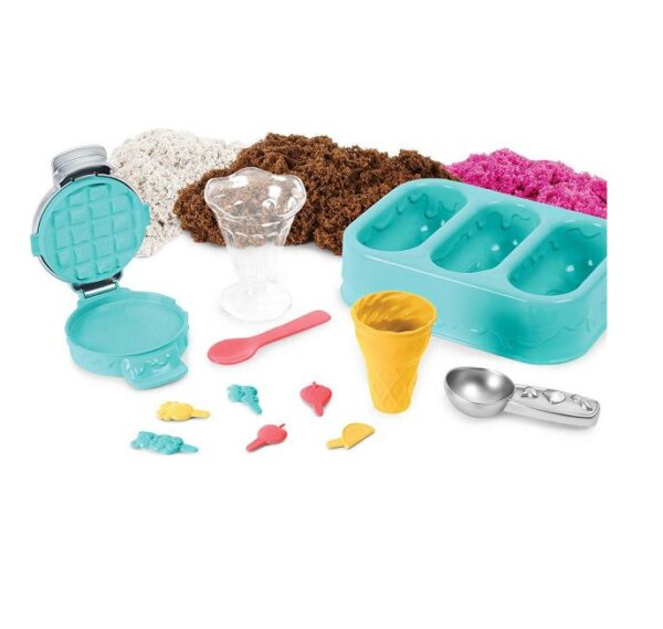 Spin Master Παιχνίδι Κατασκευών με Άμμο Kinetic Sand Scents Ice Cream Treats Playset 22 - Image 4