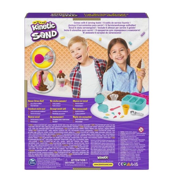 Spin Master Παιχνίδι Κατασκευών με Άμμο Kinetic Sand Scents Ice Cream Treats Playset 22 - Image 2