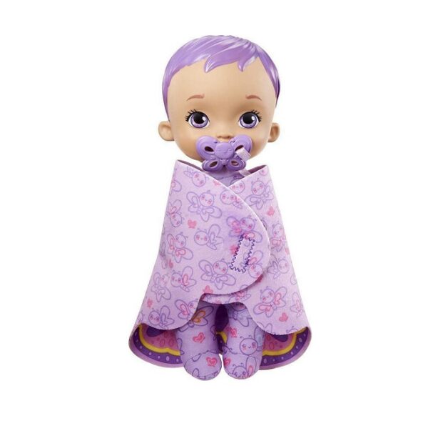 Mattel My Garden Baby το Πρώτο μου Μωβ Μωράκι 23εκ.  HBH39 - Image 4
