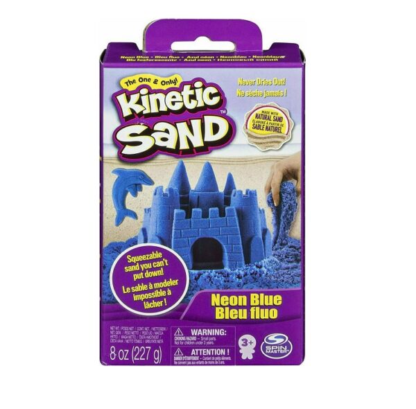 Spin Master Παιχνίδι Κατασκευών με Άμμο Kinetic Sand Neon Blue  20138719