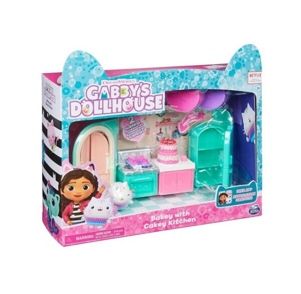 Spin Master Παιχνίδι Μινιατούρα Cats House Gabi - Cakey Kitchen 20133094
