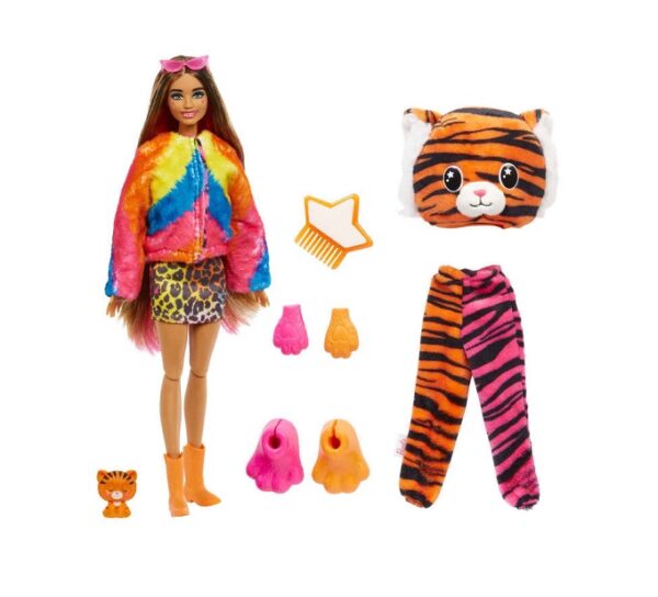 Mattel Κούκλα Barbie Cutie Reveal Τιγράκι HKP99 - Image 2