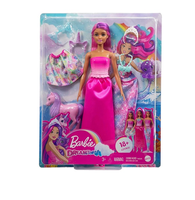 Mattel Κούκλα Barbie Dreamtopia Παραμυθένια Εμφάνιση HLC28