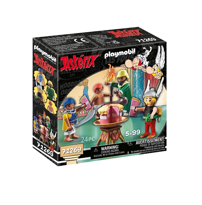 Playmobil Asterix Η Δηλητηριασμένη Τούρτα του Πυραμιδονίς 71269