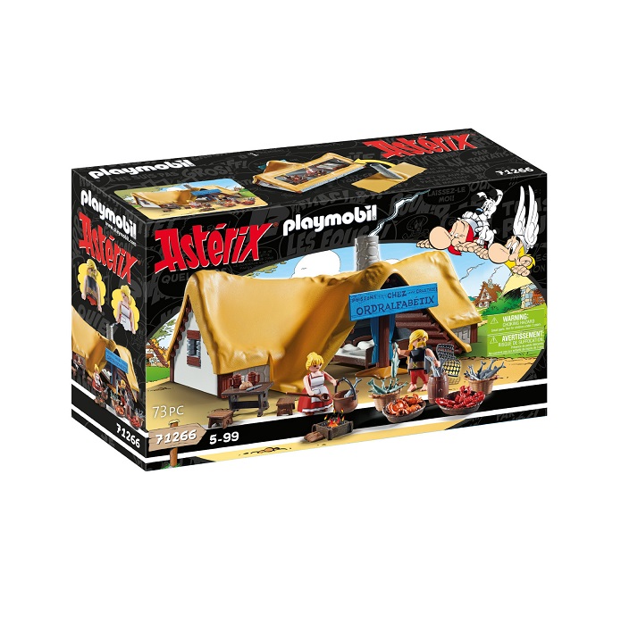 Playmobil Asterix Η Καλύβα του Ψαρά Αλφαβητίξ  71266
