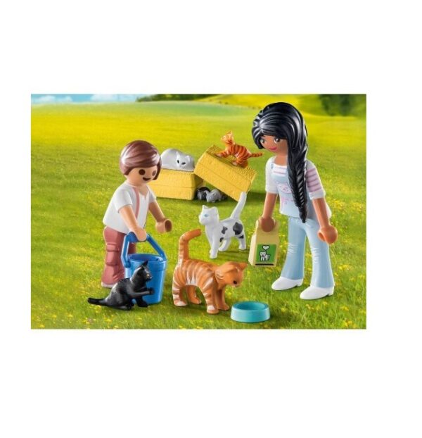 Playmobil Country Οικογένεια με Γατούλες 71309 - Image 3