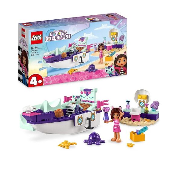 Lego Gabby's Dollhouse Gabby & MerCat's Ship & Spa 10786