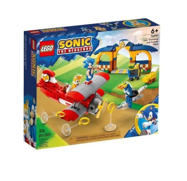 Lego Sonic The Hedgehog Tails' Workshop and Tornado Plane 76991
