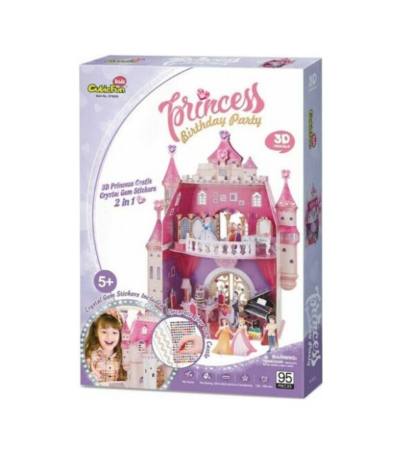 Puzzle Princess Birthday 3D 95 Κομμάτια E1622Η