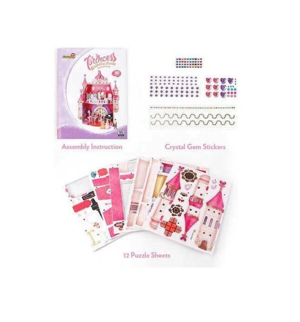 Puzzle Princess Birthday 3D 95 Κομμάτια E1622Η - Image 5