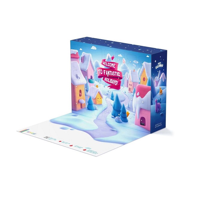 Hey Clay Winter Holidays Παιδικός Πηλός Μοντελοποίησης Πολύχρωμος Σετ 99001 - Image 4