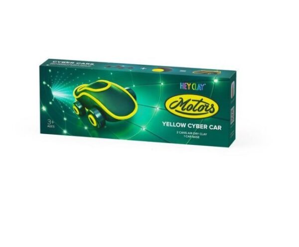 Hey Clay Yellow Cyber Car Παιδικός Πηλός Μοντελοποίησης Κίτρινος 20901