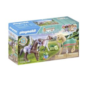 Playmobil Horses Of Waterfall Τρία Άλογα Με Αξεσουάρ 71356
