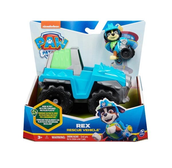 Spin Master Παιχνίδι Μινιατούρα Paw Patrol Οχημα Rex 6069070
