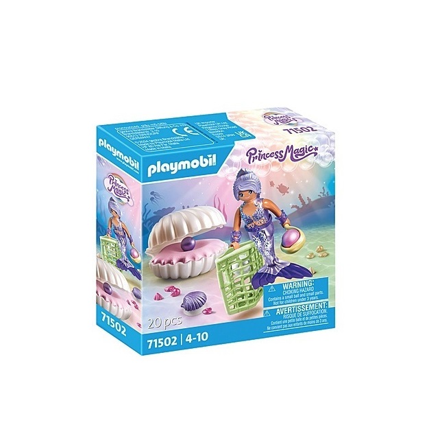 Playmobil Princess Magic Γοργόνα Κοχύλι Μαργαριταριών 71502
