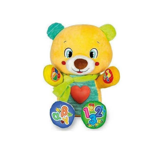Baby Clementoni Ο Πίπης το Αρκουδάκι Μιλάει Ελληνικά από Ύφασμα 63529 - Image 2