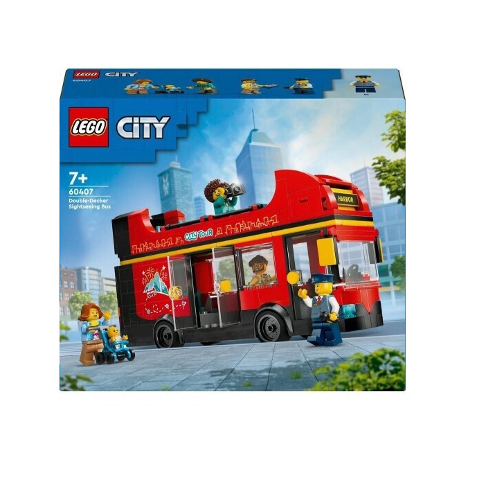 LEGO City Red Double-Decker Sightseeing Bus (60407)