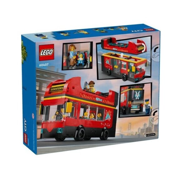 LEGO City Red Double-Decker Sightseeing Bus (60407) - Image 9