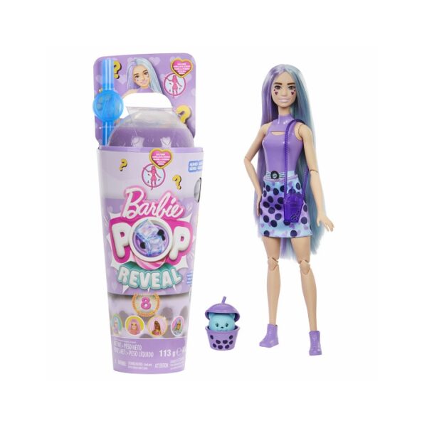 Barbie Bubble Tea Series Κούκλα coconut milk με 8 Εκπλήξεις (HTJ19)