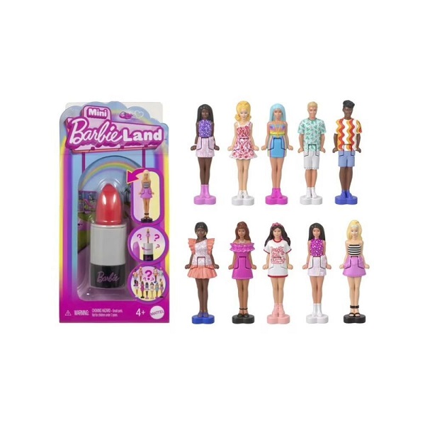 Barbie Mini Barbieland-Fashionista Doll-10 Σχέδια (HYF19) - Image 2