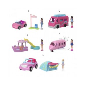 Barbie Mini Barbieland Κούκλα και Όχημα (HYF38)