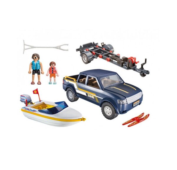 Playmobil Φορτηγάκι Με Τρέιλερ Και Ταχύπλοο (70534) - Image 2