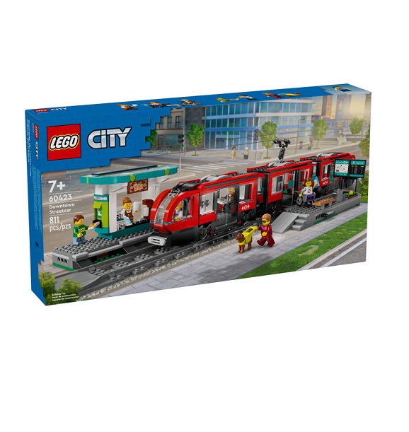 LEGO City Downtown Streetcar & Station (60423)