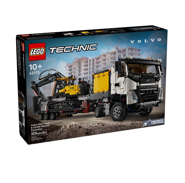 LEGO Technic Volvo FMX Truck & EC230 Electric Excavator (42175)