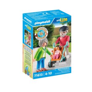 Playmobil Παππούς Και Γιαγιά Με Μωρό (71613)