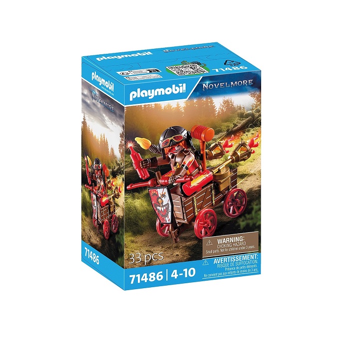 Playmobil Novelmore O Kahboom Με Το Αγωνιστικό Του Όχημα 71486