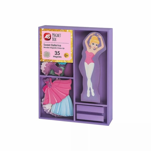 AS Μαγνητικό Παιχνίδι Κατασκευών Ballerina 64052