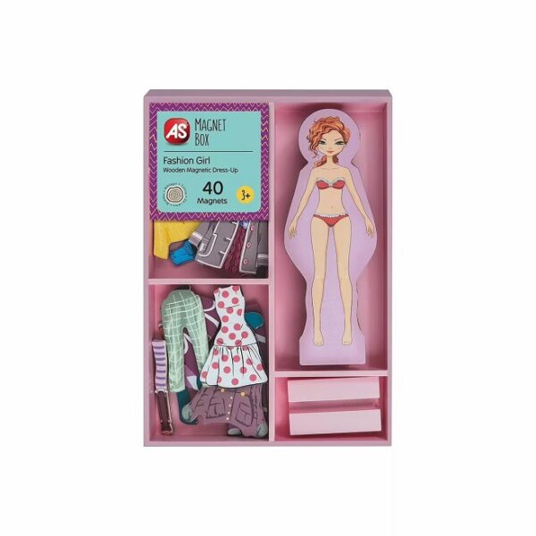 AS Μαγνητικό Παιχνίδι Κατασκευών Fashion Girl 64053