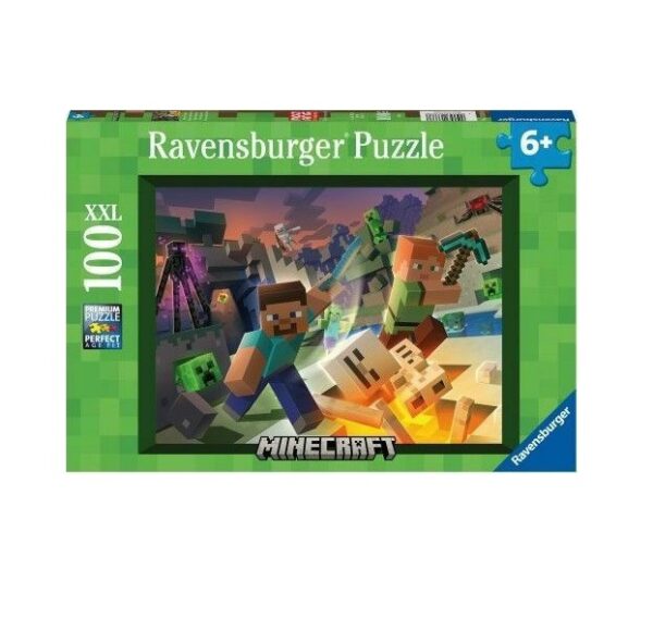 Παιδικό Puzzle Monster Minecraft 100pcs  Ravensburger 13333