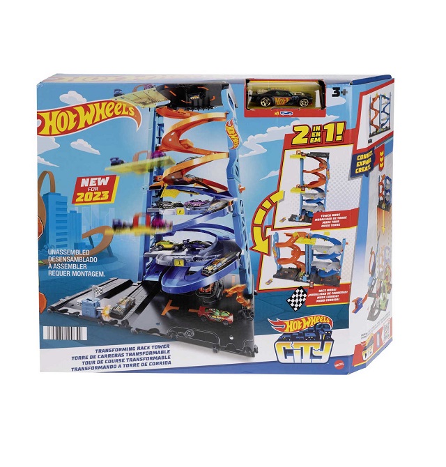 Hot Wheels Πίστα City Transforming Race Tower HKX43