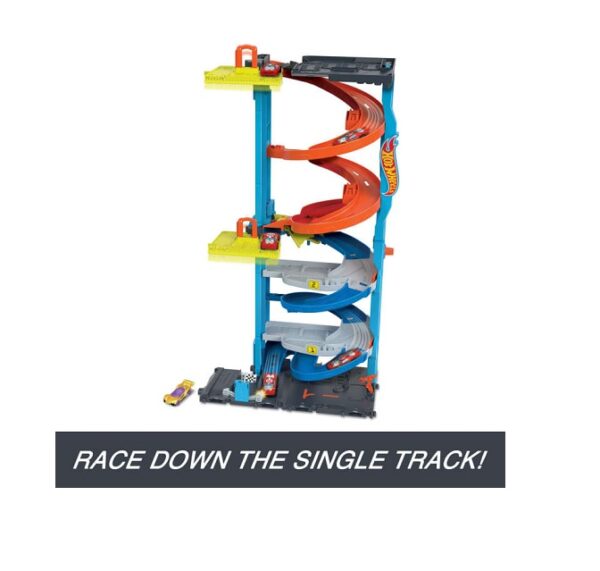 Hot Wheels Πίστα City Transforming Race Tower HKX43 - Image 4