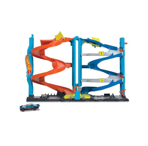 Hot Wheels Πίστα City Transforming Race Tower HKX43 - Image 5