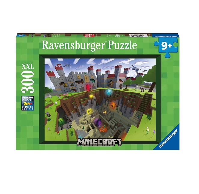 Παιδικό Puzzle Minecraft Cutaway 300pcs Ravensburger 13334