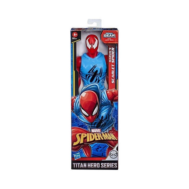 Φιγούρα Δράσης Spider-Man Blast Gear Titan Hero Series Marvels Scarlet Spider E8521
